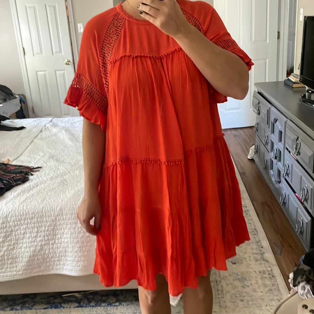 Gorgeous bright red dress